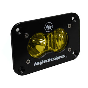 ~(5 lbs. 8X8X8)~ S2 Sport LED Driving/Combo Amber Flush Mount Baja Designs