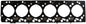 ~(2.2 lbs. 37X11X0)~ Cylinder Head Gasket Standard Head Gasket Cummins QSB B Engine Series 2003-2007.