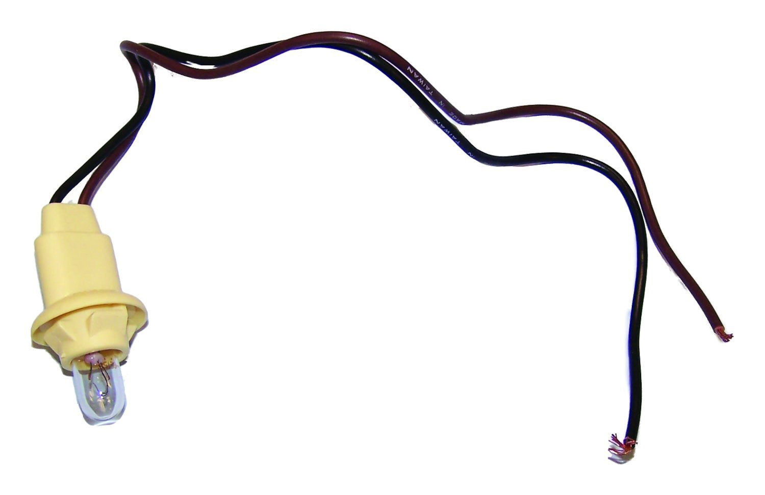 ~(0.1 lbs. 3X3X1)~ CrownVintage Jeep Side Marker Socket - White