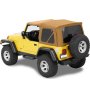 ~(57 lbs. 58X28X6)~ Supertop NX Complete Replacement Soft Top Spice Jeep 97-06 Wrangler; Except Unlimited; No doors included; Tinted side and rear windows