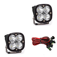 ~(5 lbs. 10X10X8)~ LED Light Pods Clear Lens Spot Pair Squadron Sport Baja Designs