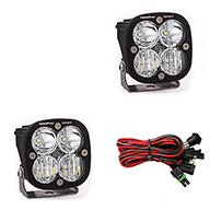 ~(5 lbs. 10X10X8)~ LED Light Pods Clear Lens Driving/Combo Pair Squadron Sport Baja Designs