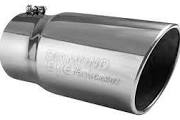 ***Discontinued***~(3.3 lbs. 18X7X4)~ 5 inlet x 7 outlet x 18 long 304 Stainless Steel exhaust tip-Diamond Eye Logo embossed