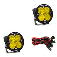 ~(5 lbs. 10X10X8)~ LED Light Pods Amber Lens Wide Cornering Pair Squadron R Pro Baja Designs
