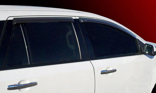 ~(4 lbs. 44X13X4)~ Ford / Lincoln - Tape-Onz Sidewind Deflector - 4 Door - Smoke