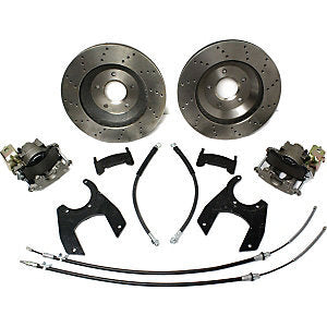 ***Discontinued***12 Bolt GM TRUCK Rear-end  13 in Rear Disc Brake Kit (must use 17 in   rims) 5 x 4.75 cross drilled rotors