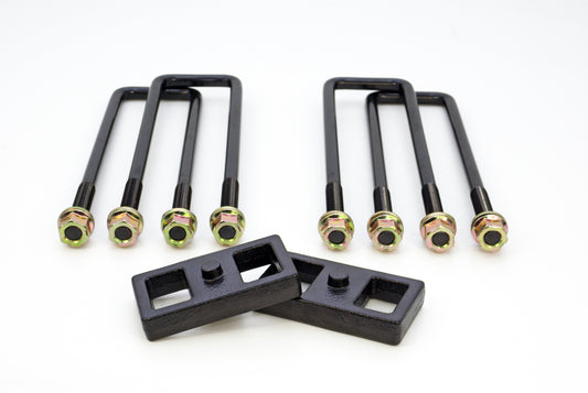 RLS - 1   Rear Block Kit for use with Factory Top Overloads Fits Chevrolet GMC 2500 3500HD 2011-2018