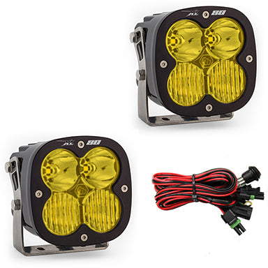 ~(5 lbs. 12X12X12)~ LED Light Pods Amber Lens Driving Combo Pattern Pair XL80 Series Baja Designs