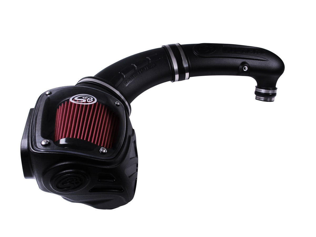 ~(14.6 lbs. 24X15X14)~ Cold Air Intake For 97-06 Jeep Wrangler TJ L6-4.0L Oiled Cotton Cleanable Red S B