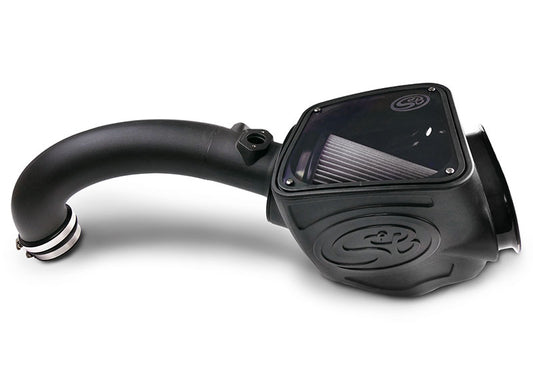 ~(12 lbs. 26X17X15)~ Cold Air Intake For 16-18 Nissan Titan  V8-5.0L Cummins Dry Dry Extendable White S B