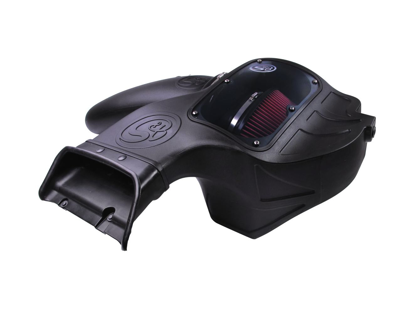 ~(18 lbs. 26X17X15)~ Cold Air Intake For 15-17 Ford F150 V8-5.0L Oiled Cotton Cleanable Red S B