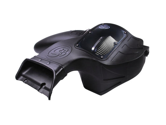 ~(17.6 lbs. 26X17X15)~ Cold Air Intake For 15-17 Ford F150 V8-5.0L Dry Dry Extendable White S B