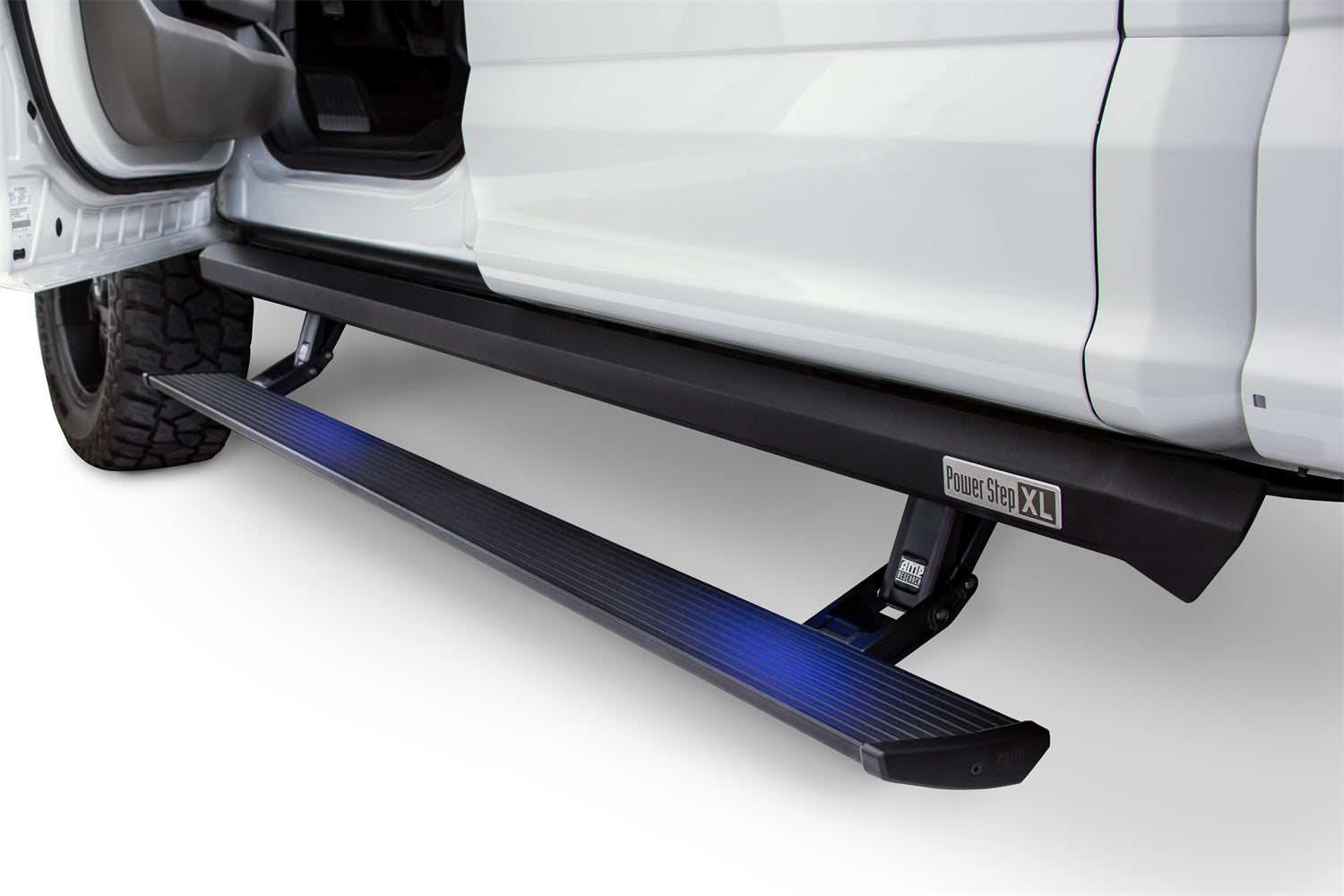 ~(110.4 lbs. 92X12X11)~ PowerStep XL Black Plug N Play System - includes OEM style illumination - Crew Cab Only