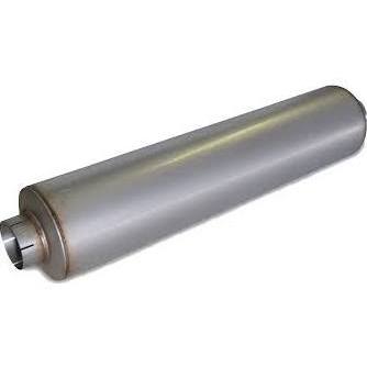 ~(36 lbs. 53X12X11)~ Exhaust Muffler 5 CHAMBERED BIG DOG MUFFLER 51 OVERAL 45 BODY 10 CASE ALUMINIZED
