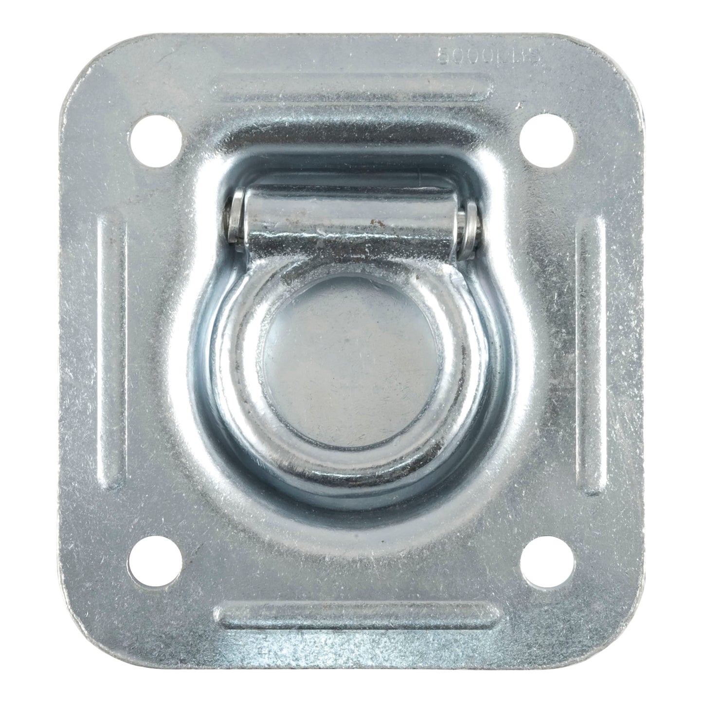 ~(1.1 lbs. 7X2X2)~ 1-1/2IN x 1-1/2IN Recessed Tie-Down Ring (5000 lbs. Clear Zinc)