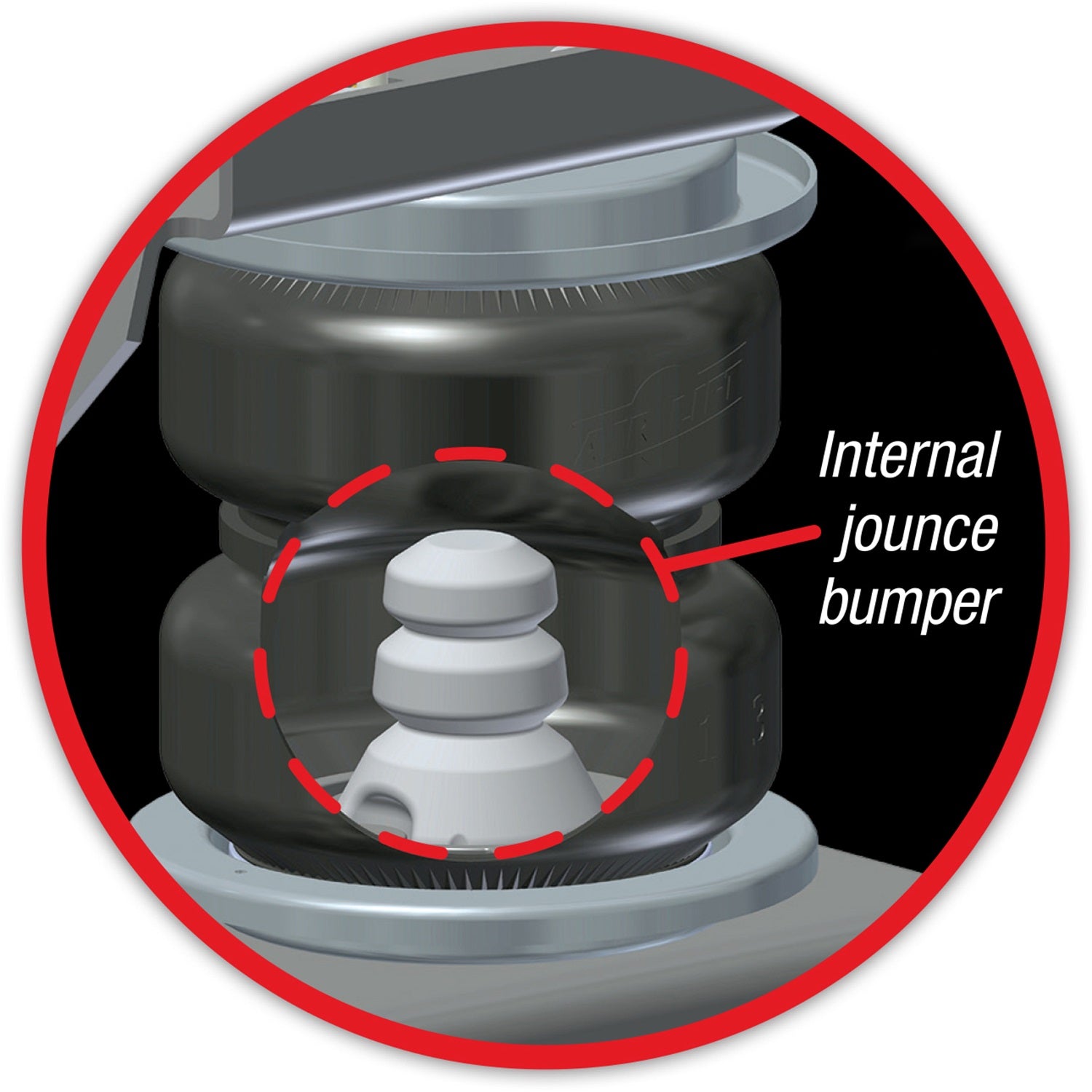 ~(33 lbs. 14X11X10)~ LoadLifter 5000 ULTIMATE with internal jounce bumper (04-14 F-150 4x4)