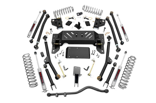1x 1902BOX1 4 Inch Lift Kit   Long Arm   Jeep Grand Cherokee ZJ 4WD (1993-1998)