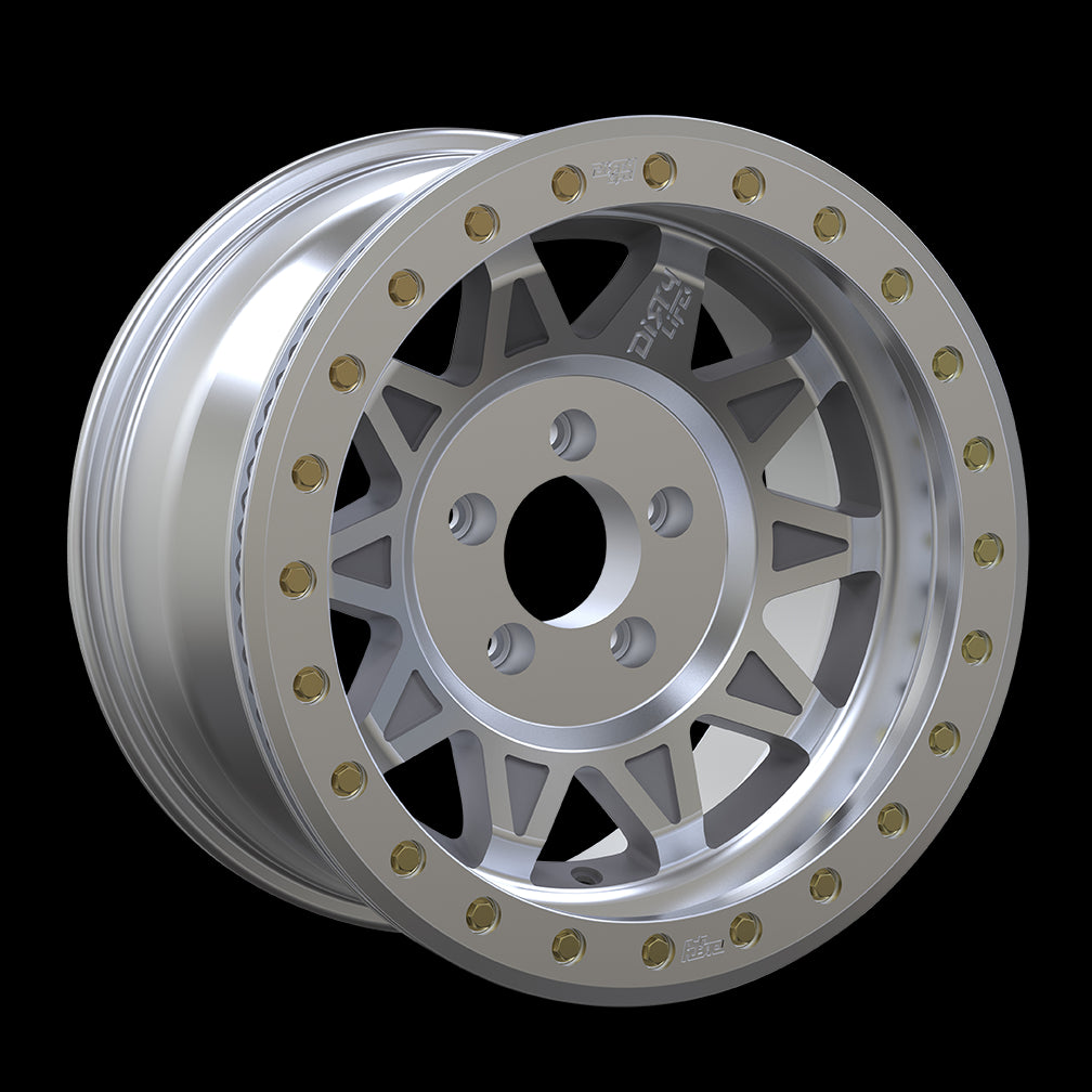 ~(40 lbs. 19X19X10)~ ROADKILL RACE (9302) MACHINED BEADLOCK 17X9 5-127 -14MM 71.5MM