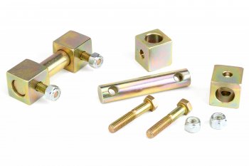 ~(1.6 lbs. 8X5X1)~ Front Bar Pin Eliminator Kit  TJ  XJ  MJ  ZJ or WJ