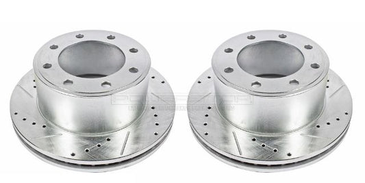 ~(63 lbs. 14X14X11)~ DRILLEDSLOTTED ROTOR PAIR
