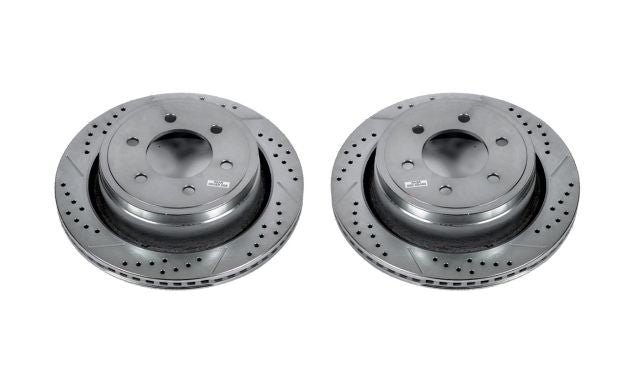 ~(50 lbs. 14X14X7)~ DRILLEDSLOTTED ROTOR PAIR