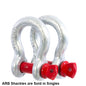 ~(3 lbs. 5X4X1)~ D-Shackle 4.75T 10471lb
