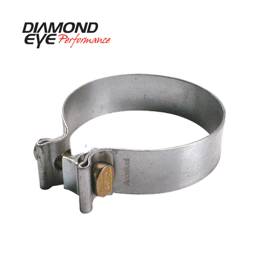 ~(0.6 lbs. 5X4X1)~ Exhaust Clamp PERFORMANCE DIESEL EXHAUST PART-3.5in. ALUMINIZED TORCA BAND CLAMP