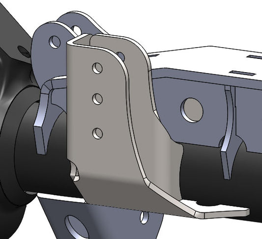 Artec All Products    Raised Tracbar Bracket for 3.5 in DIAMETER Front Axle BR1139
