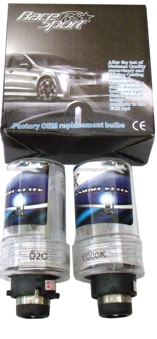 ***Discontinued***~(0.8 lbs. 4X2X2)~ D2 6K OEM Factory HID Replacement Bulbs