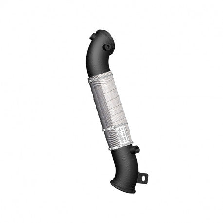 ~(6.5 lbs. 23X13X7)~ 2011-2015 Chevrolet/GMC Duramax 2500/3500 Aluminized Steel 3in Turbo Down Pipe - Carb EO # D-763-2