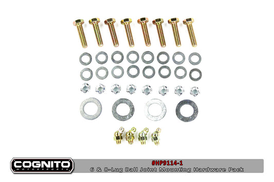 ~(1 lbs. 7X5X5)~ Cognito Ball Joint Hardware Kit GM 01-19 Silverado Sierra 1500HD-3500HD 01-13 GM 2500 SUVS 03-09 GM Hummer H2 H2 Suts 14-18 Silverado Sierra 1500 SUVS