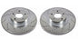 ~(33 lbs. 12X12X5)~ DRILLEDSLOTTED ROTOR PAIR