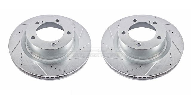 ~(52 lbs. 14X14X7)~ DRILLEDSLOTTED ROTOR PAIR