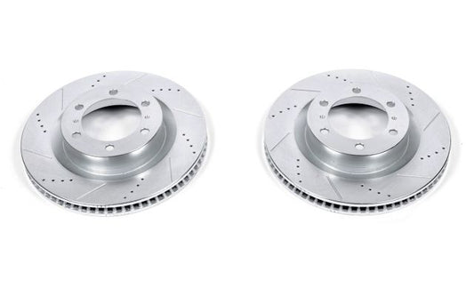 ~(43 lbs. 13X13X6)~ DRILLEDSLOTTED ROTOR PAIR