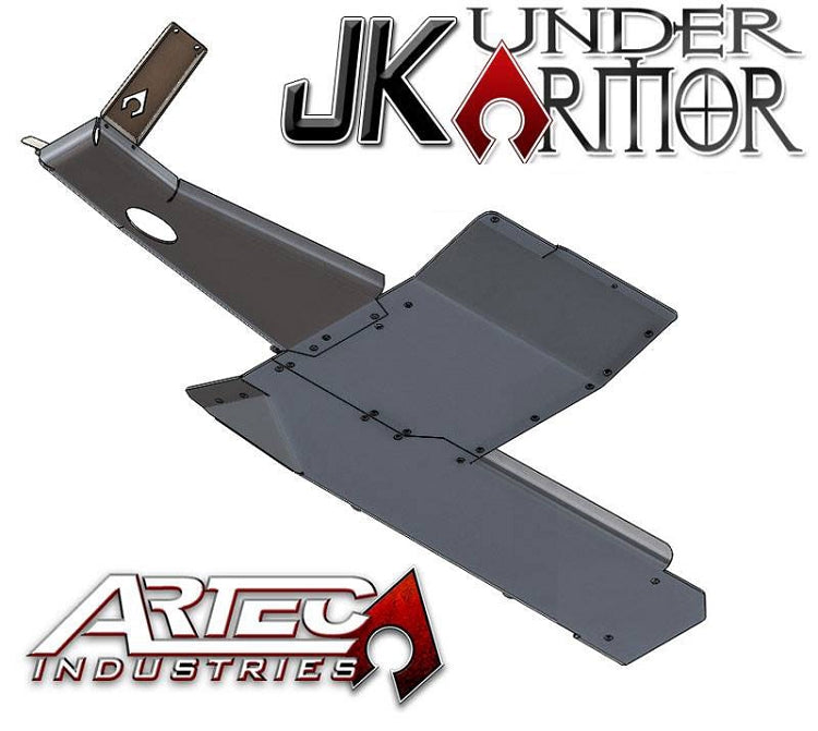 Artec 2007-2018 Jeep JK JKU JK UNDER ARMOR - Two door Bellypan KIT  Model Year: 2012-2016 JK1020
