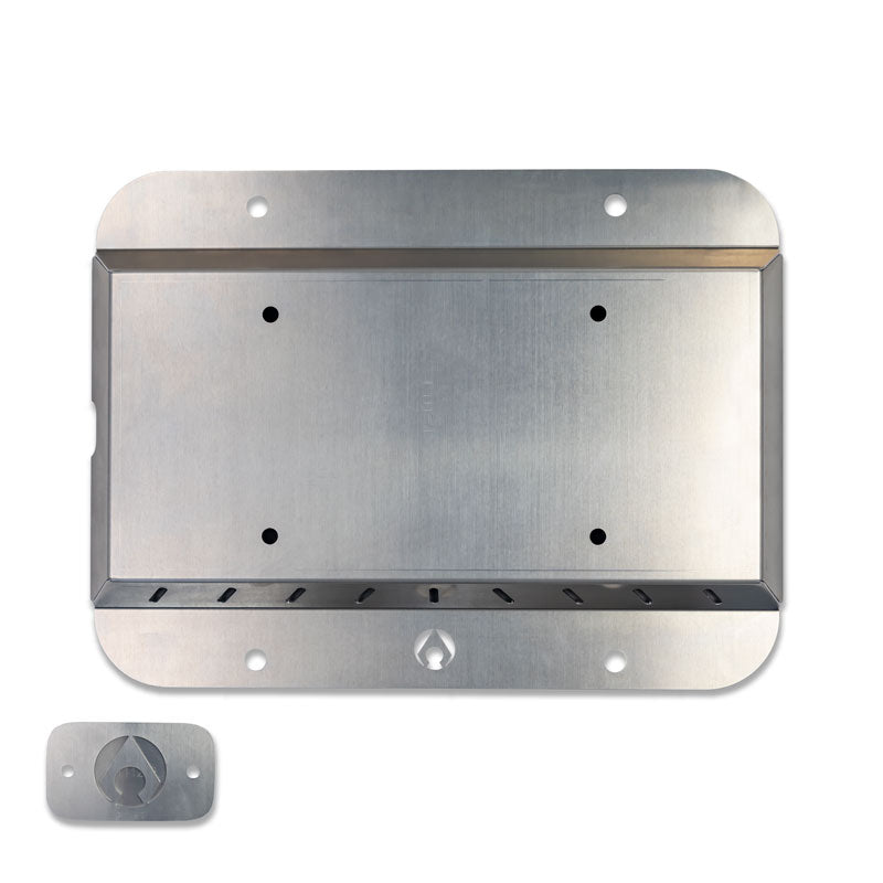Artec 2007-2018 Jeep JK JKU JK Spare Tire Delete Kit - Bare Aluminum JK1111