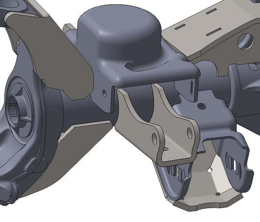 Artec 2007-2018 Jeep JK JKU JK Front Axle Shock Mounts JK4413