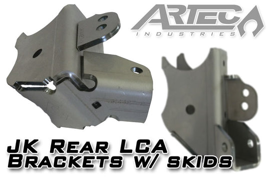 Artec 2007-2018 Jeep JK JKU JK Rear LCA Brackets with Skids JK4427