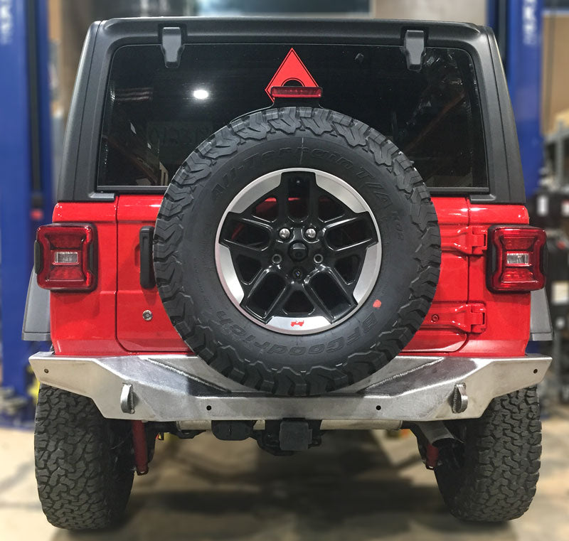 Artec 2018-2023 Jeep JL Sahara Sport Rubicon JLU  392     JL Nighthawk Rear Bumper - Sensor Holes JL5501