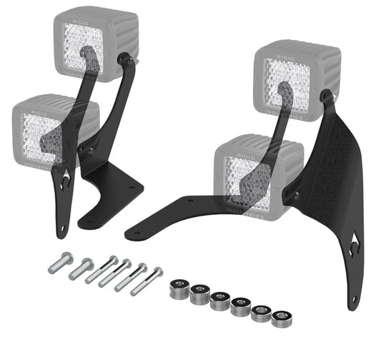 Artec 2018-2023 Jeep JL JT Sahara Sport Rubicon JLU Eco Diesel     JL A-pillar Dual LED Cube Light Mount JL5603