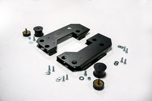 ~(12 lbs. 18X6X6)~ 2018-20xx Jeep JL Wrangler JL Spare Tire Riser - Black Powder Coated