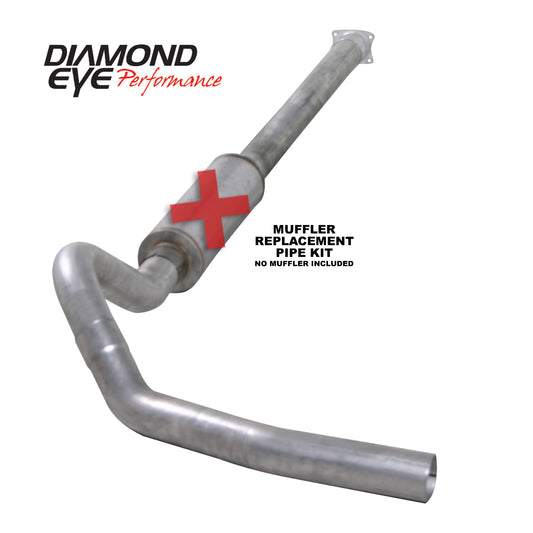 ~(56.2 lbs. 52X21X12)~ Exhaust System Kit 2001-2005 CHEVY/GMC 6.6L DURAMAX 2500/3500 (ALL CAB AND BED LENGHTS)-4in. ALUMIN