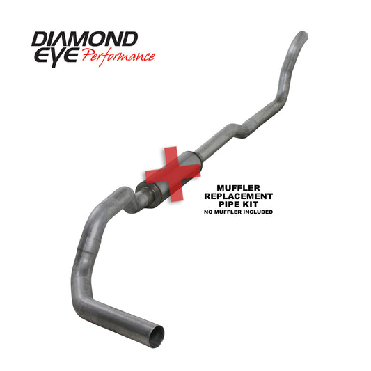 ~(69 lbs. 52X21X13)~ Exhaust System Kit 1989-1993 DODGE 5.9L CUMMINS 2500/3500 (ALL CAB AND BED LENGTHS)-4in. ALUMINIZED
