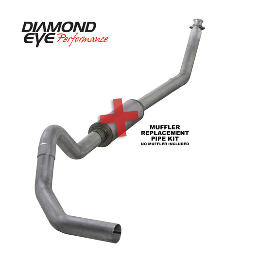 ~(54.6 lbs. 52X21X12)~ Exhaust System Kit 1994-2002 DODGE 5.9L CUMMINS 2500/3500 (ALL CAB AND BED LENGTHS)-4in. ALUMINIZED