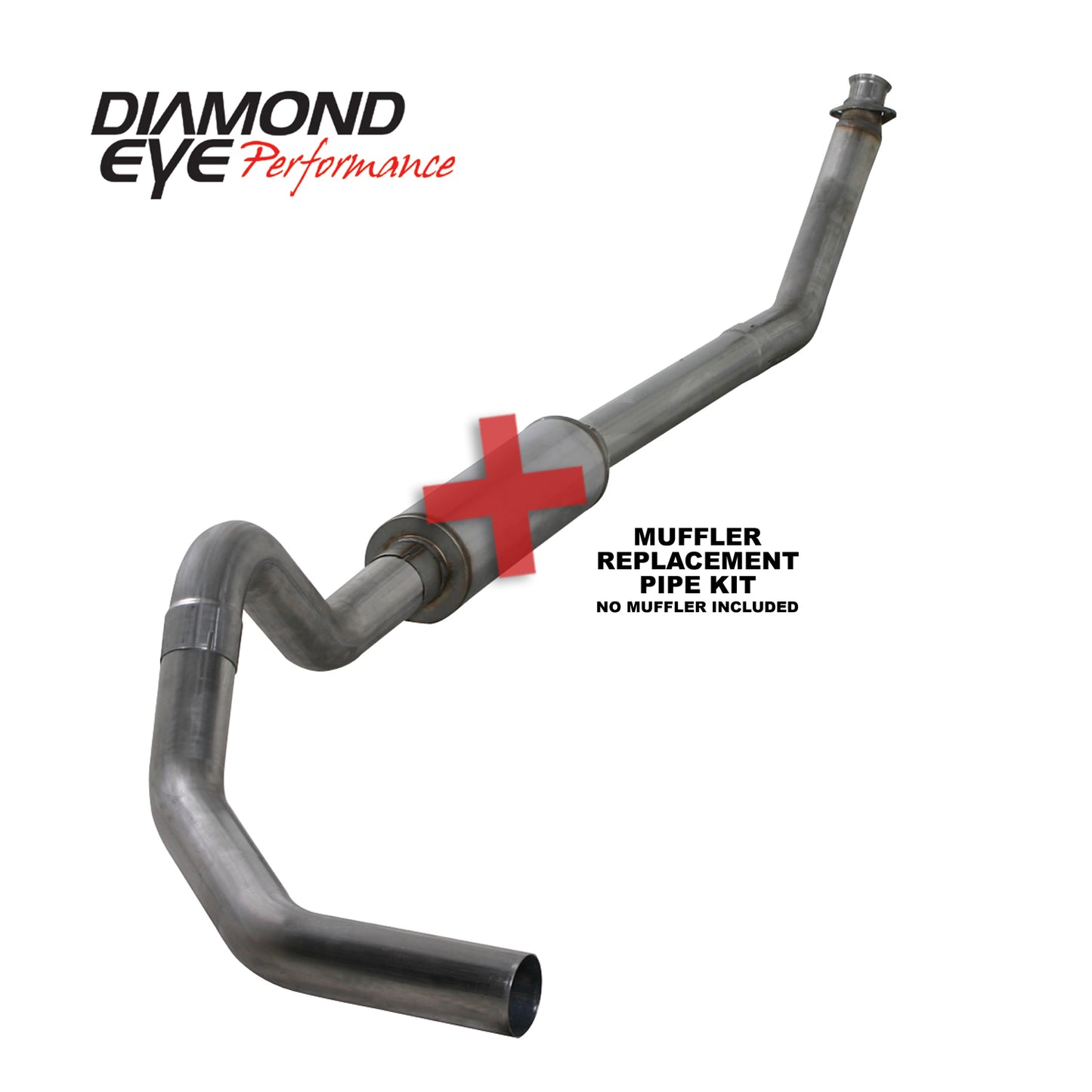 ~(70 lbs. 52X21X13)~ Exhaust System Kit 1994-2002 DODGE 5.9L CUMMINS 2500/3500 (ALL CAB AND BED LENGTHS)-4in. 409 STAINL