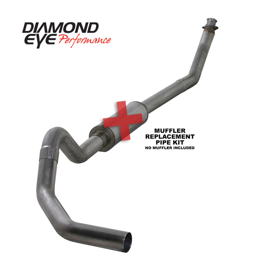~(70 lbs. 52X21X13)~ Exhaust System Kit 1994-2002 DODGE 5.9L CUMMINS 2500/3500 (ALL CAB AND BED LENGTHS)-4in. 409 STAINL