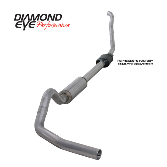 ~(82 lbs. 52X21X13)~ Exhaust System Kit 1994-1997.5 FORD 7.3L POWERSTROKE F250/F350 (ALL CAB AND BED LENGTHS) 4in. ALUMI