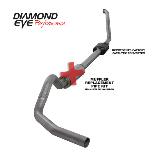 ~(62 lbs. 52X21X13)~ Exhaust System Kit 1994-1997.5 FORD 7.3L POWERSTROKE F250/F350 (ALL CAB AND BED LENGTHS) 4in. 409 S