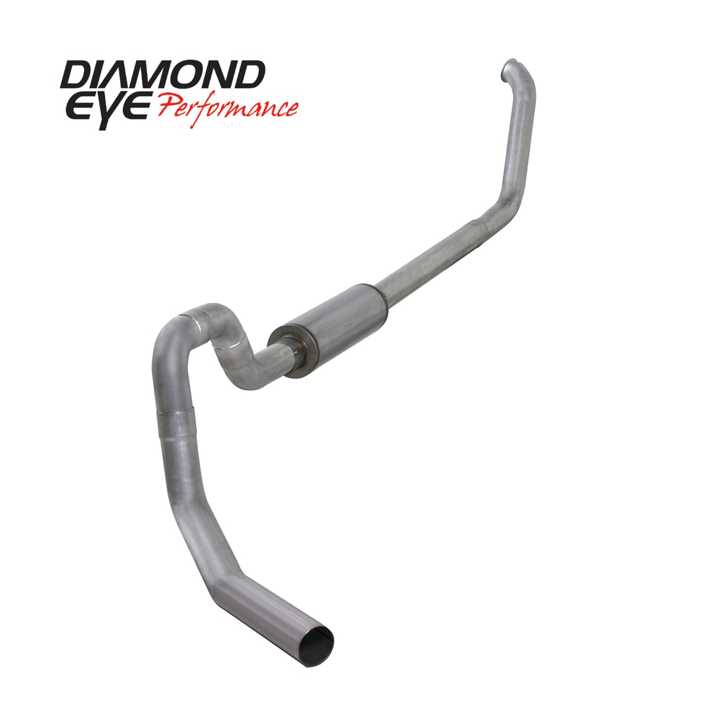 ~(77.4 lbs. 52X21X12)~ Exhaust System Kit 2001-2002 FORD 7.3L POWERSTROKE EXCURSION-4in. ALUMINIZED-PERFORMANCE DIESEL EXH