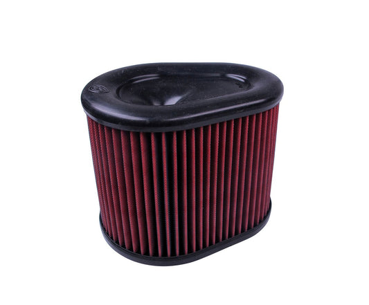 ~(4.2 lbs. 12X9X9)~ Air Filter For Intake Kits 75-5075 Oiled Cotton Cleanable Red S B